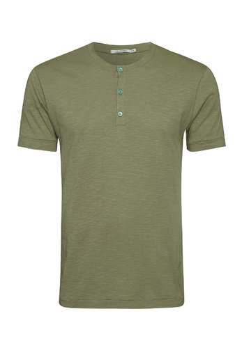T-Shirt Homme en 100% Coton Bio GOTS avec 3 Boutons