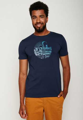 GreenBomb Homme Waves Circle Navy