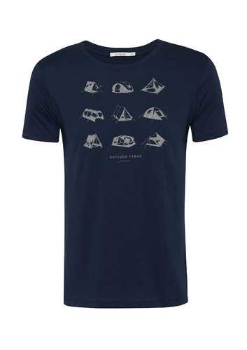 T-Shirt Homme Taille XXL Coton Bio Outdoor Freak Navy