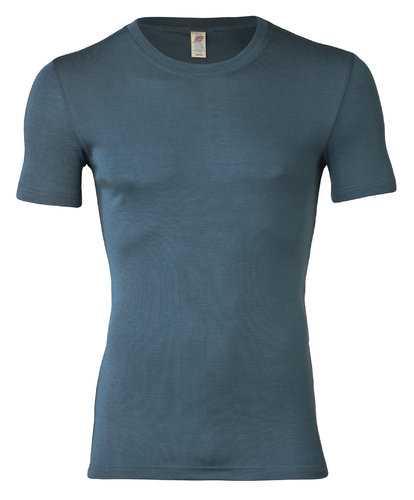Tricot à Manches Courtes Homme Laine Bio/Soie GOTS Engel