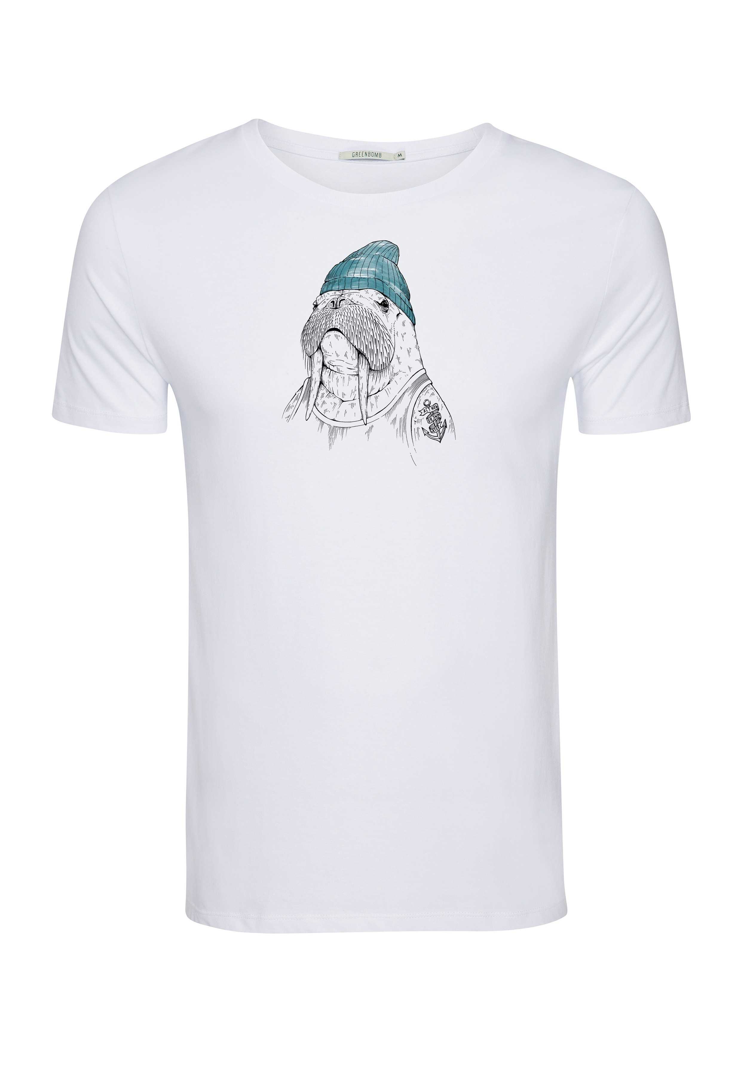 T-Shirt Homme 100% Coton Bio GOTS Walrus