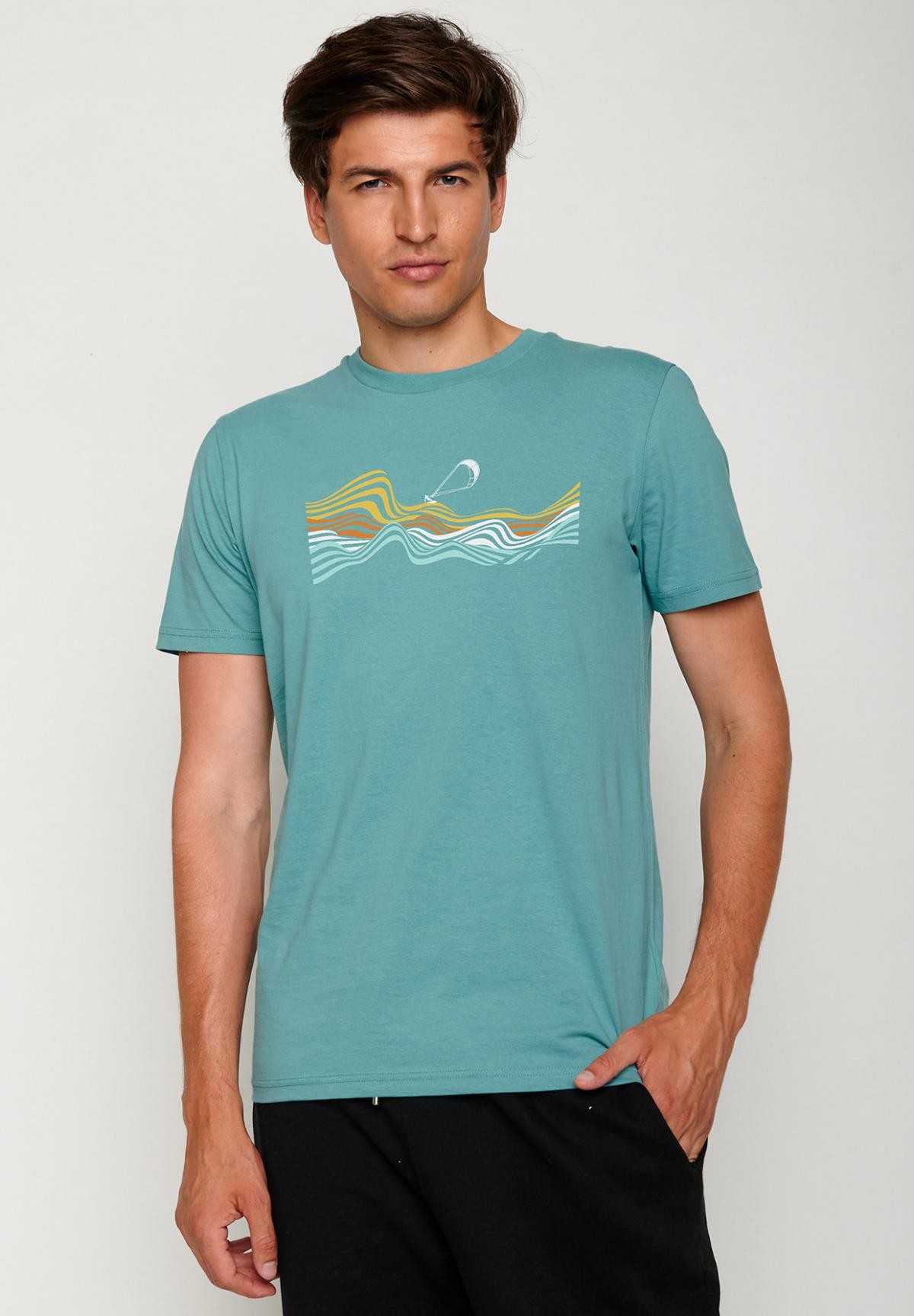 T-Shirt Homme Coton Bio Water Sports Blue