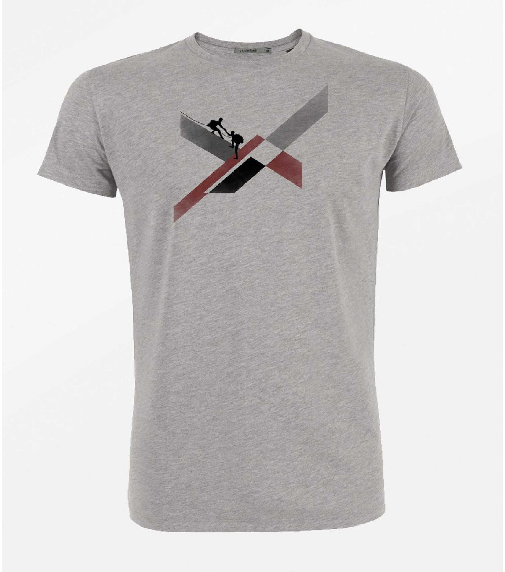 T-Shirt Homme Coton Bio Alpinists Grey
