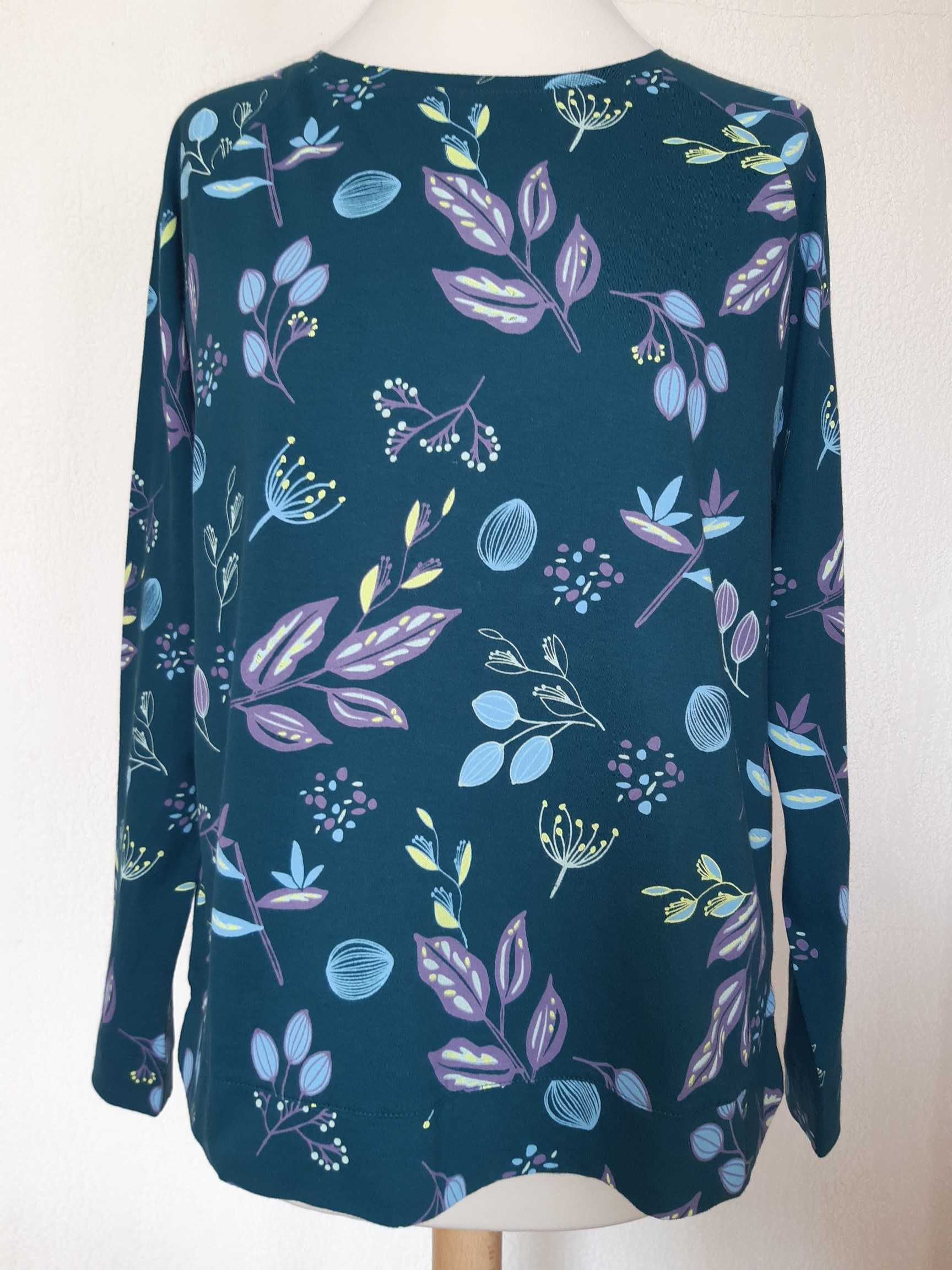 Shirt à Manches Longues Femme 100% Coton Bio "Pretty Flowers" Madness