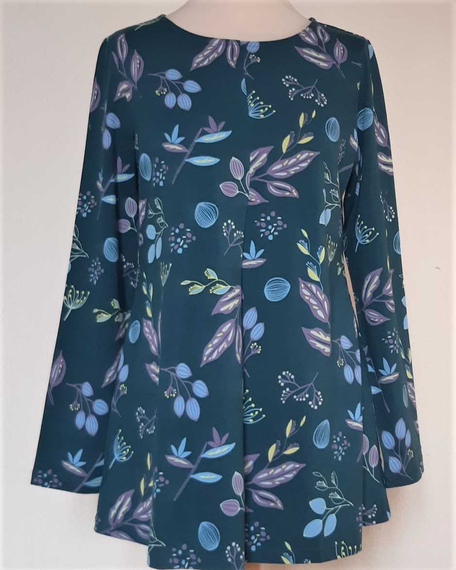 Femme Tunique à Manches Longues en 100% Coton Bio "Pretty Flowers" Femme Tunique à Manches Longues en 100% Coton Bio "Pretty Flowers"