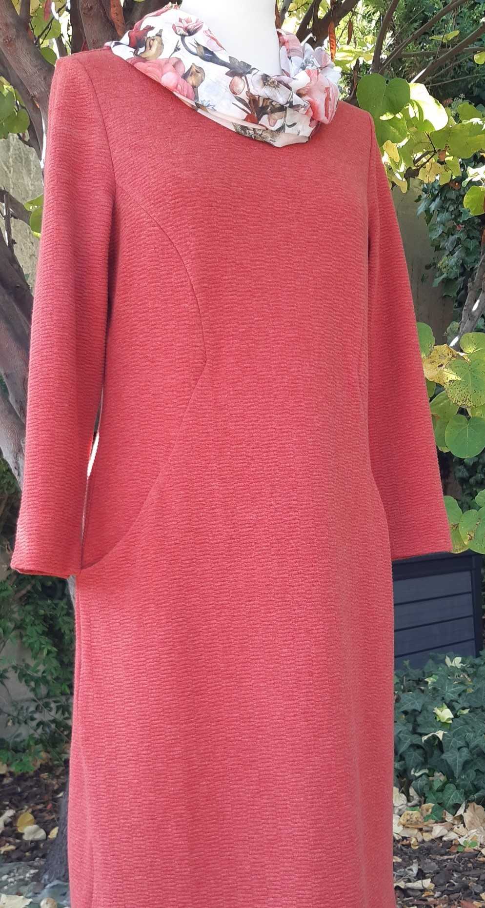 Robe en Jersey Structuré Coton Bio 97% Certifié GOTS Madness