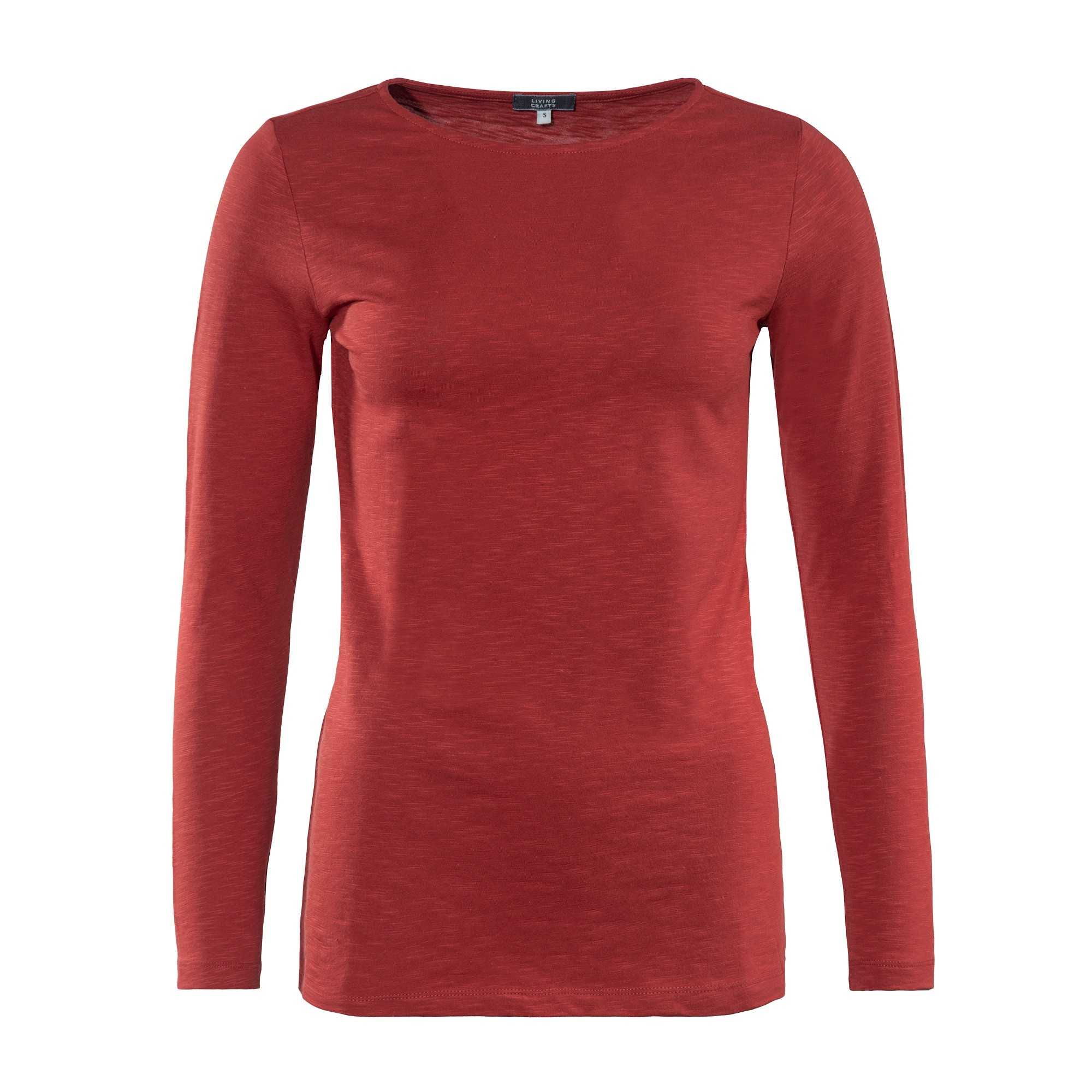 Shirt à Manches Longues Femme 100% Coton Bio Hilla Living Crafts