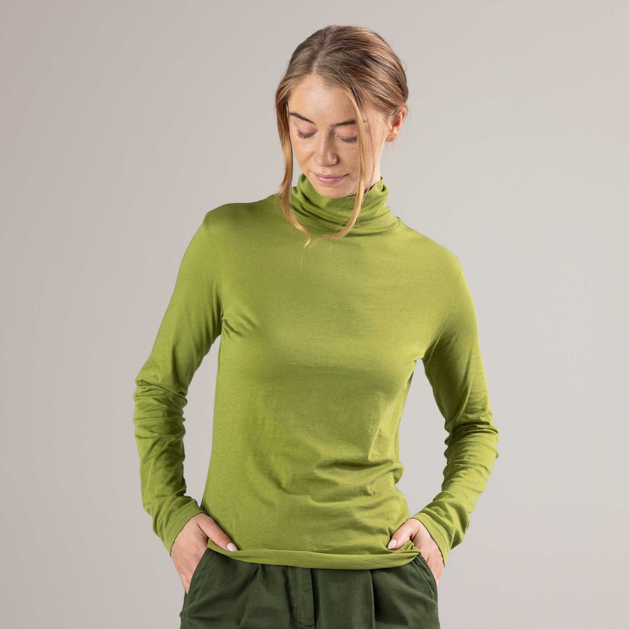Sous-pull Col Roulé Femme 100% Coton Bio Nia Living Crafts