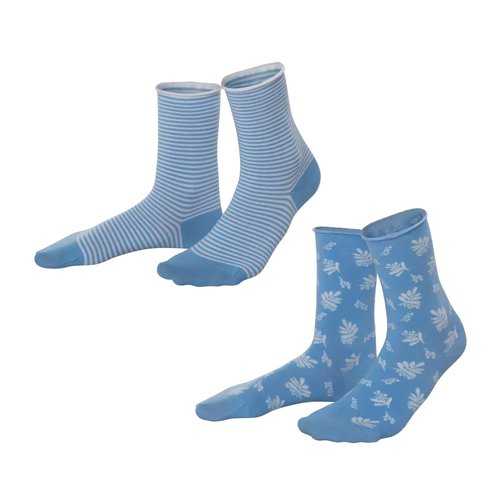 Chaussettes à Bord Roulé Femme Coton Bio Chaussettes à Bord Roulé Femme Coton Bio