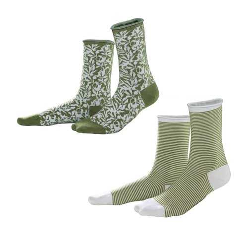 Chaussettes à Bord Roulé Femme Coton Bio Chaussettes à Bord Roulé Femme Coton Bio