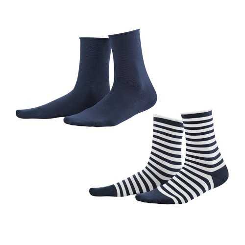 Chaussettes à Bord Roulé Femme Coton Bio Chaussettes à Bord Roulé Femme Coton Bio