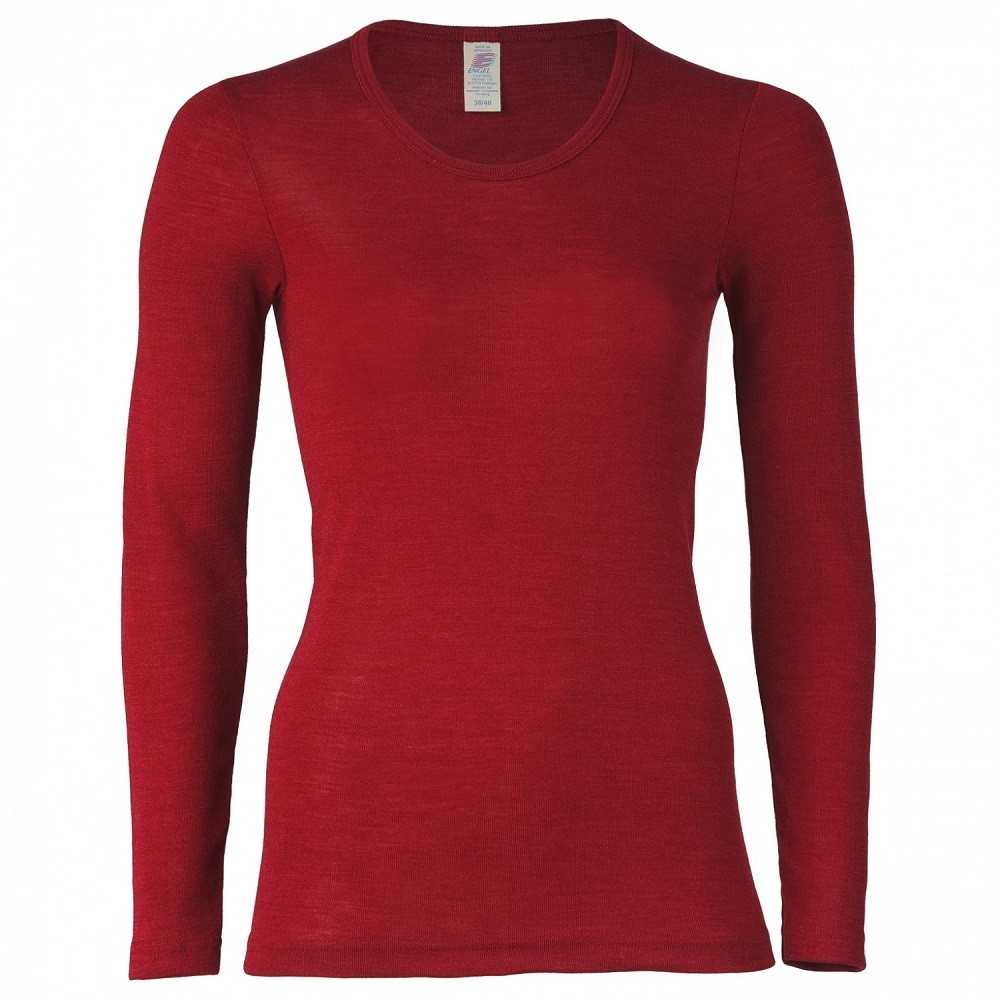 Tricot à Manches Longues Femme Laine/Soie GOTS Engel