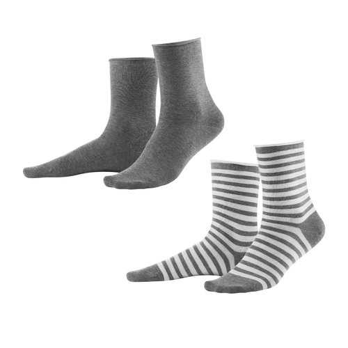 Chaussettes à Bord Roulé Femme Coton Bio GOTS Living Crafts