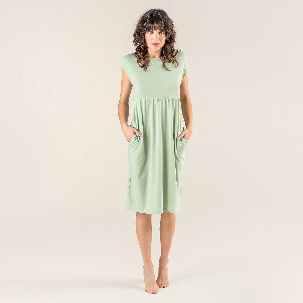 Chemise de Nuit Femme 100% Coton Bio GOTS Ruth Living Crafts