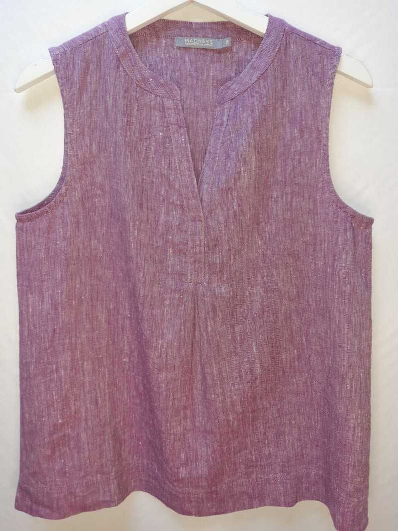 Top Femme Coton Bio et Lin Madness