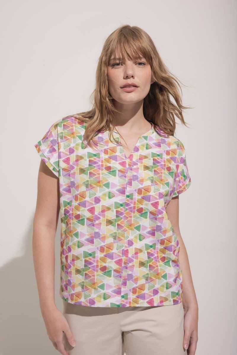 Shirt Femme Coton Bio Triangle Madness