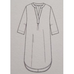 Robe-Caftan en Coton Bio GOTS Artwork Madness