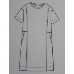 Robe de Plage en Coton Bio GOTS Triangle Madness