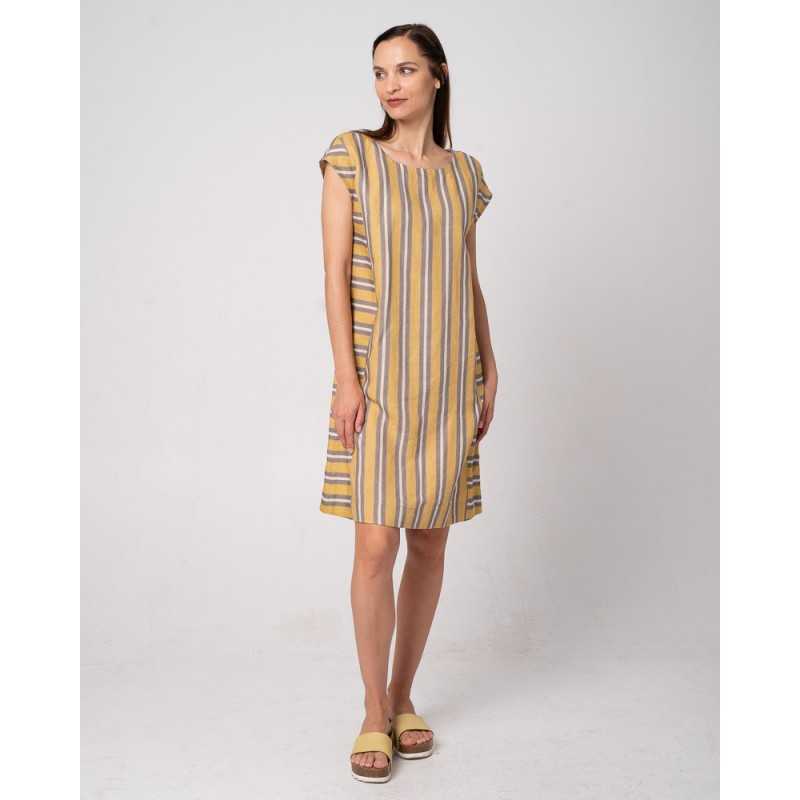 Robe d'été en 100% lin bio Robe d'été en 100% lin bio