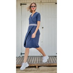 Robe Portefeuille en Coton Bio