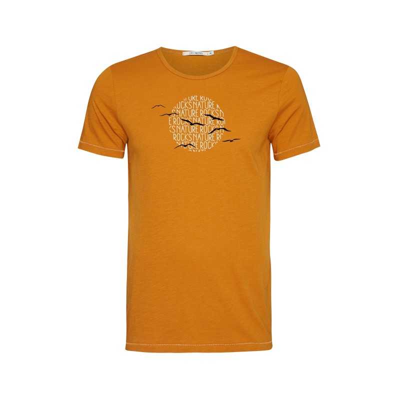 T-Shirt Homme Taille L Coton Bio Seagull Sun T-Shirt Homme Taille L Coton Bio Seagull Sun
