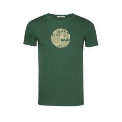 T-Shirt Homme Taille XXL Coton Bio Greenbomb Mountain Circle