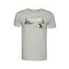T-Shirt Homme Coton Bio Bear Sitting Heather Grey