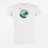 T-Shirt Homme Taille L Coton Bio Skydiver White