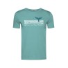 T-Shirt Homme Taille L Coton Bio Whale Jump Blue