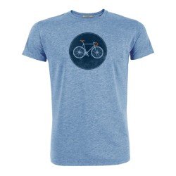 T-Shirt Homme Taille M Coton Bio Shield Light Blue