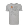 T-Shirt Homme Taille L Coton Bio Sunset Grey