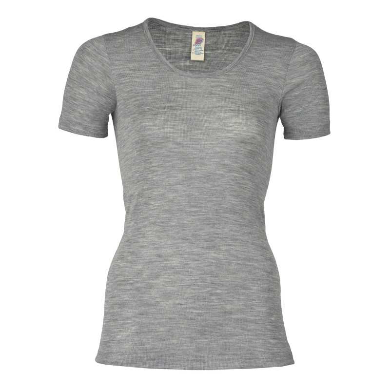 Tricot à Manches Courtes Femme Laine Bio/Soie GOTS Engel