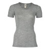 Tricot à Manches Courtes Femme Laine Bio/Soie GOTS Engel