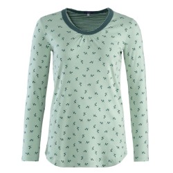 Shirt de Nuit Femme Coton...