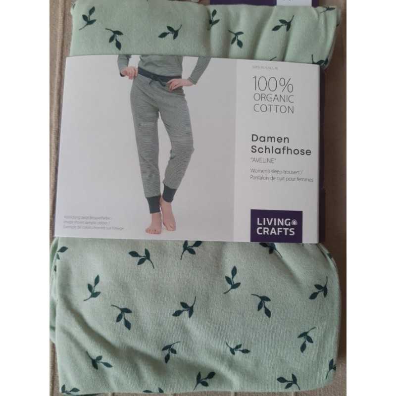 Pantalon de Nuit Femme Coton Bio GOTS Living Crafts