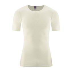 Tricot de Peau à Manches Courtes Hommes Coton Bio GOTS Living Crafts
