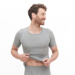Tricot de Peau Homme Manches Courtes Coton Bio GOTS Living Crafts