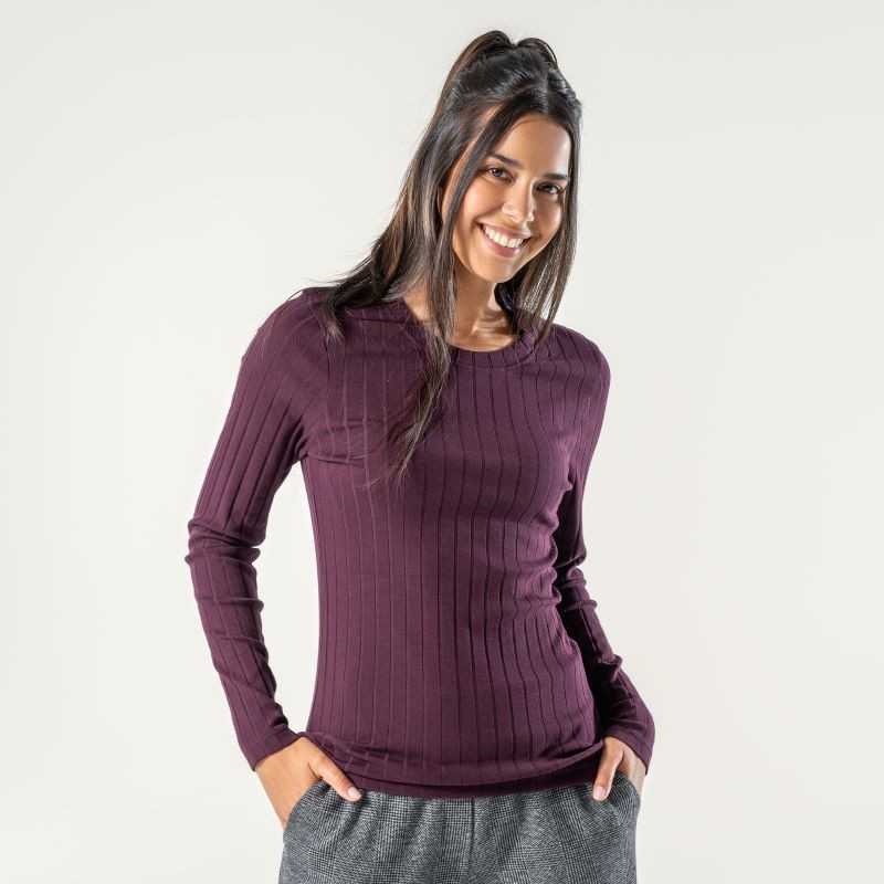 Shirt à Manches Longues Femme Coton Bio Saphira Living Crafts Shirt à Manches Longues Femme Coton Bio Saphira Living Crafts