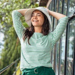 Shirt Manches 3/4 Femme Coton Bio GOTS Chlopea Living Crafts