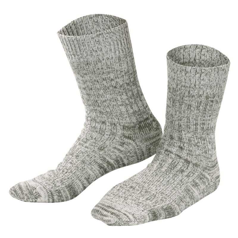 Chaussettes Norvégiennes Femme/Homme Coton Bio/Laine Bio GOTS Living Crafts