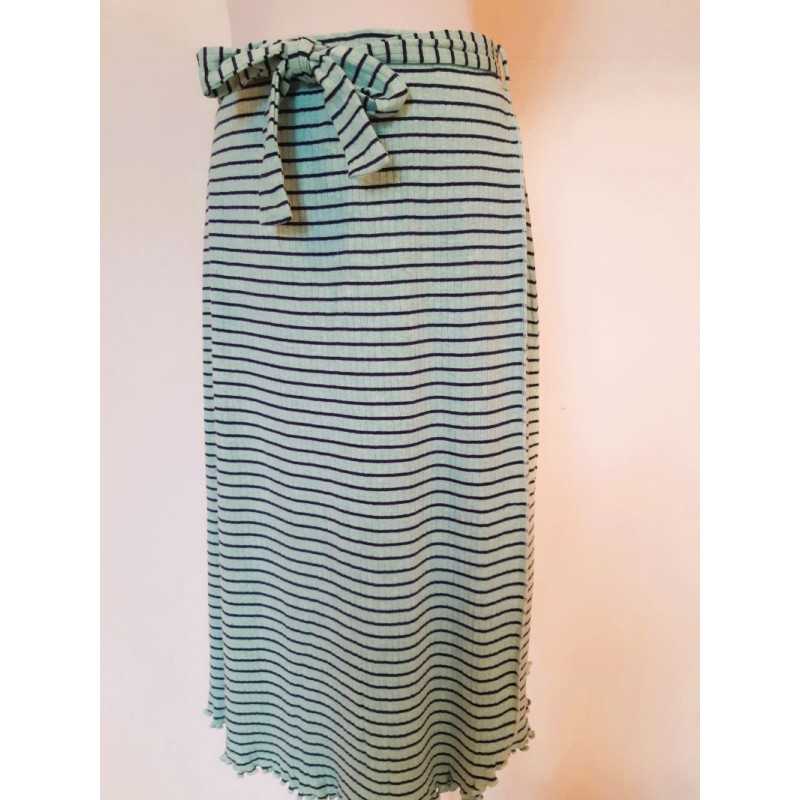 Jupe Portefeuille Ribs & Stripes Coton Bio GOTS Madness