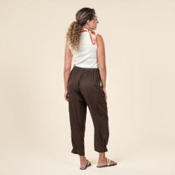 Pantalon décontracté en lyocell